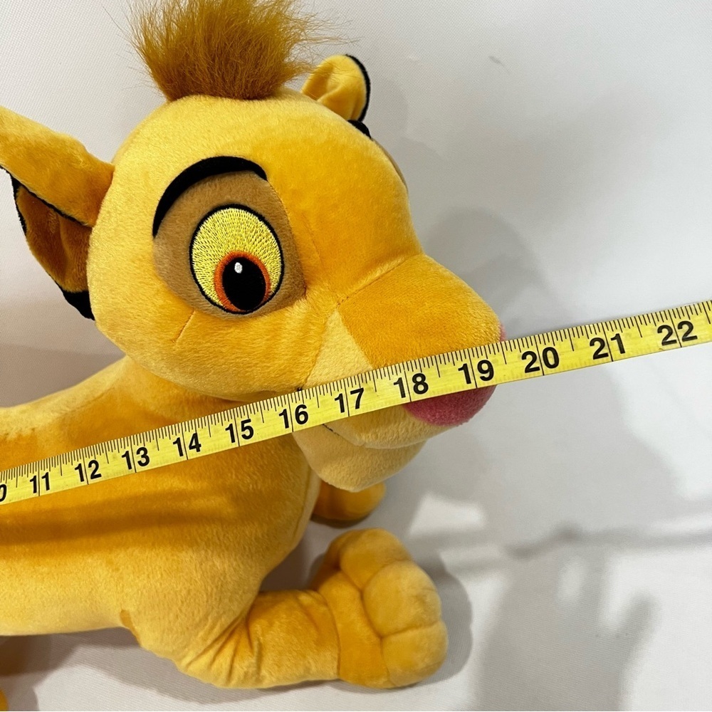 Disney Lion King Simba Plush Stuffed Animal Size 19" Golden Yellow - Picture 12 of 15